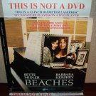 Laserdisc BEACHES 1989 Bette Middler Lot#2 FS LD Movie [797 AS]