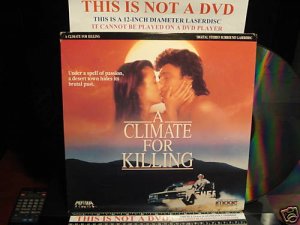 Laserdisc A CLIMATE FOR KILLING 1990 John Beck FS Rita Paris Mystery RARE LD Movie [ID8519ME]