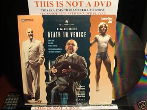 LD Opera Video DEATH IN VENICE 1990 Benjamin Britten Pioneer Artists Music Laserdisc [PA-92-426]