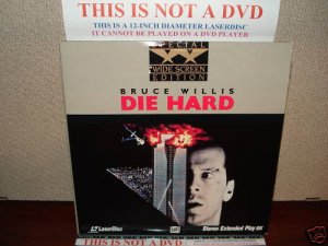 Laserdisc DIE HARD (Part 1) Bruce Willis Lot #1 SWE Japan Pressing LD