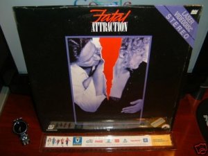 Laserdisc FATAL ATTRACTION 1987 Anne Archer Lot#3 FS LD