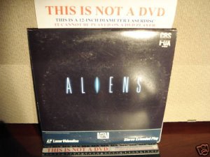 Laserdisc ALIENS 1986 Sigourney Weaver Lot#4 FS James Cameron Sci-Fi LD Movie [1504-80]