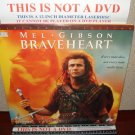 Laserdisc BRAVEHEART 1995 Mel Gibson Lot#5 LTBX THX Movie [LDLV33118-2WS]