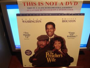 Laserdisc THE PREACHER'S WIFE 1996 Whitney Houston Denzel Washington Lot#3 LTBX AC-3 LD