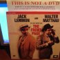 Laserdisc THE FRONT PAGE (1974) Jack Lemmon Walter Matthau FS Classic LD