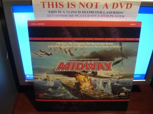 Laserdisc MIDWAY (1976) Charlton Heston Lot#2 LTBX Classic LD
