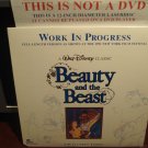 LD Disney BEAUTY AND THE BEAST: WORK IN PROGRESS 1990 Lot#17 CAV LTBX Laserdisc Movie [1591CS]