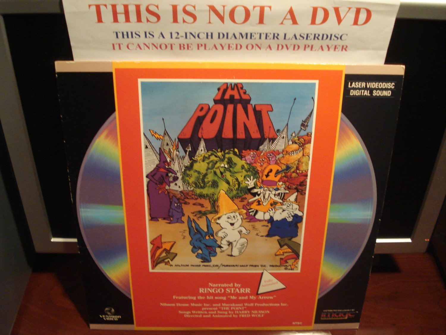 LD Animation THE POINT 1985 Harry Nilsson Ringo Starr Oblio Music Laserdisc  Movie Video [ID5240VE]
