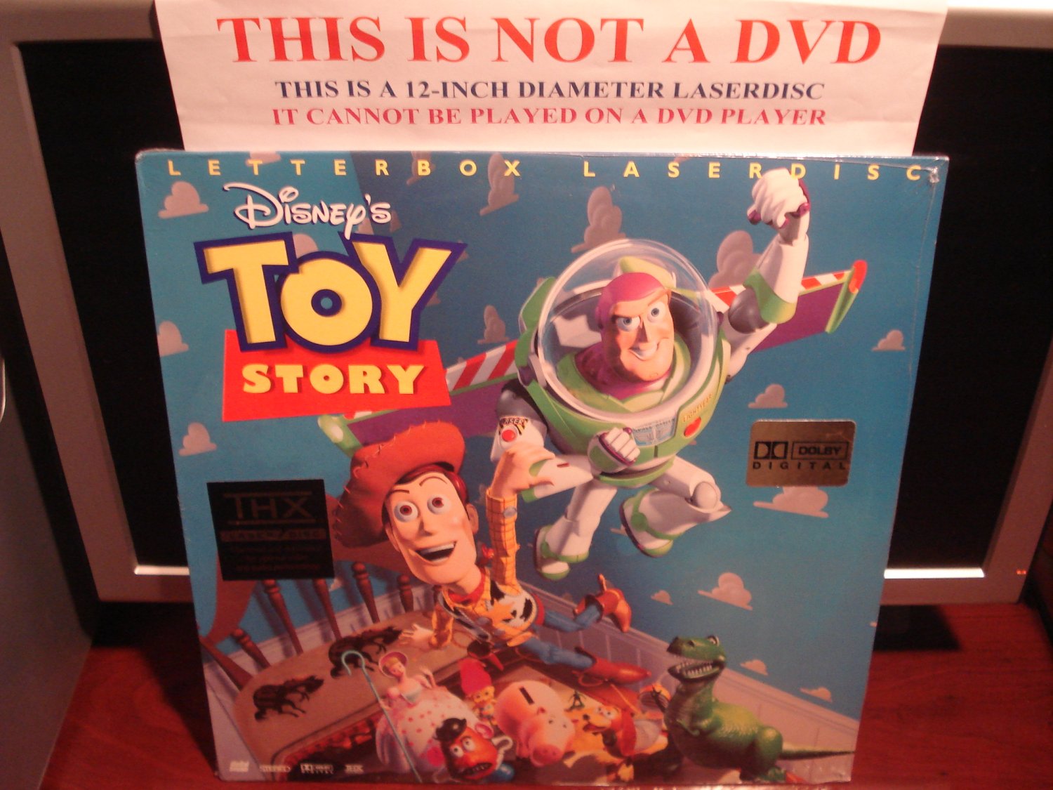 Ld Disney Toy Story 1995 Tom Hanks Lot 7 Ltbx Thx Ac 3 Sealed Walt Laserdisc Video Movie [6703 As]