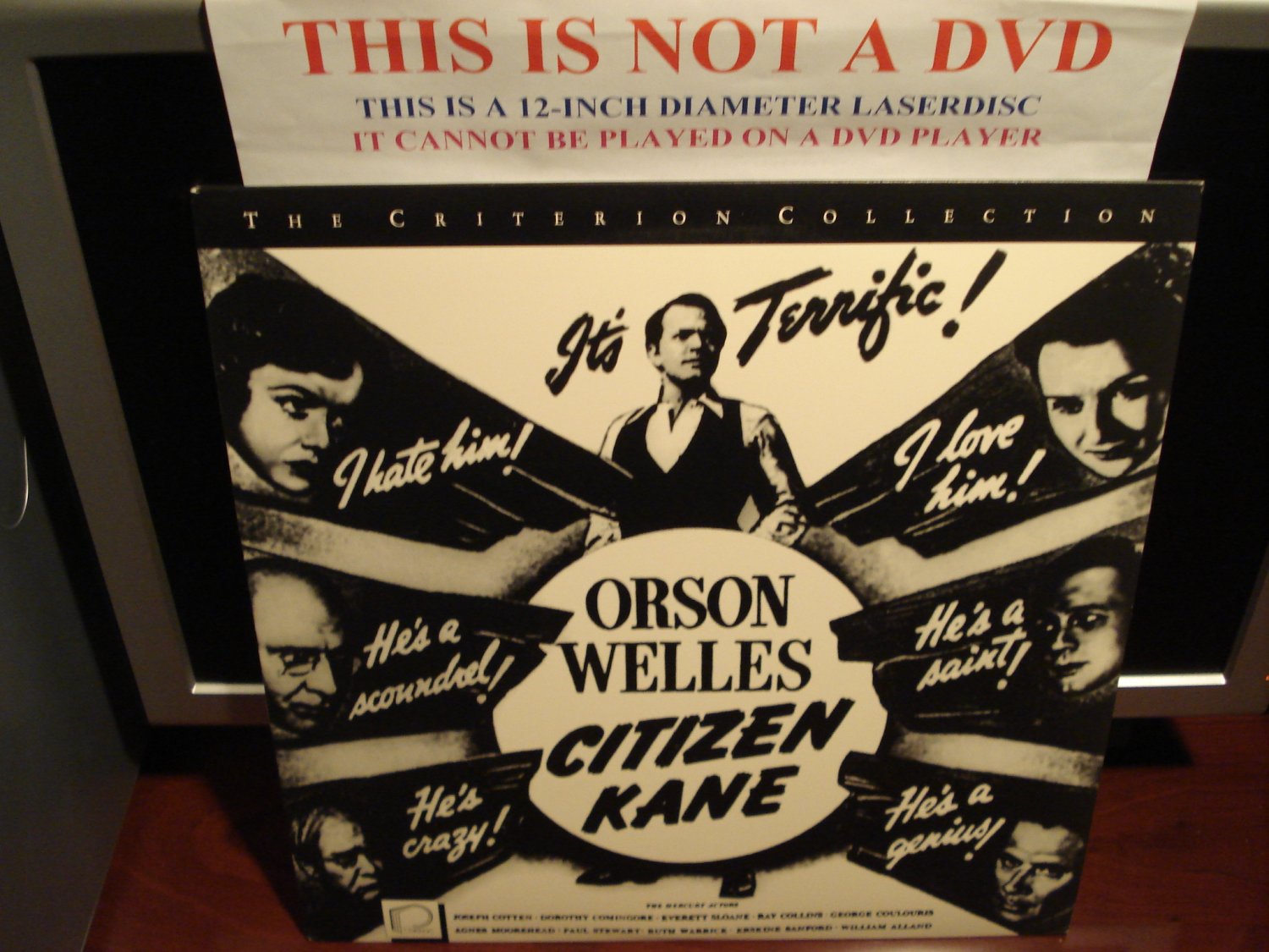 LD Criterion CITIZEN KANE (1941) Orson Welles The RKO Collection CLV ...