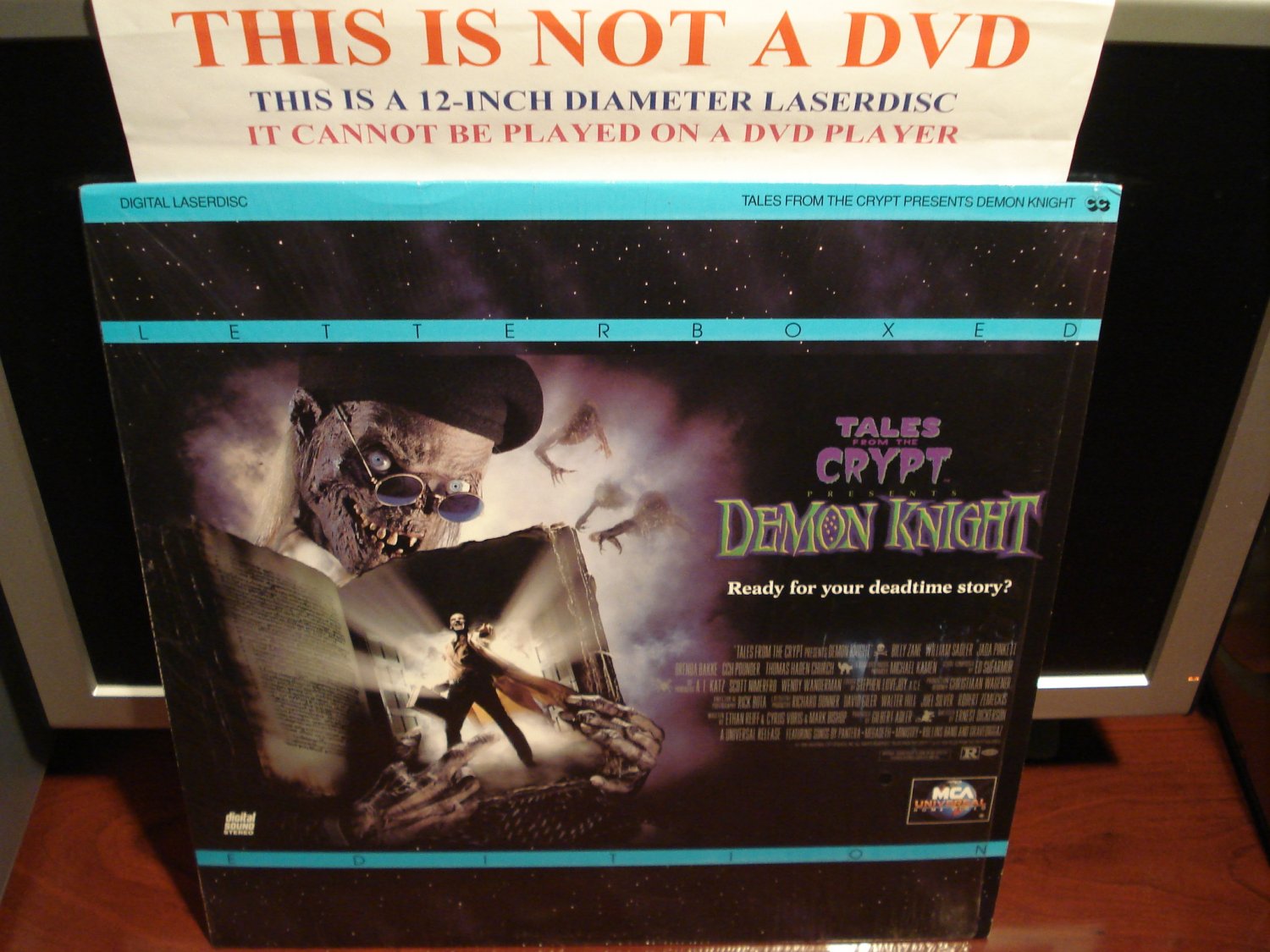 Laserdisc DEMON KNIGHT - TALES FROM THE CRYPT 1995 Billy Zane Horror ...