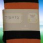 NWT OLD NAVY orange/black halloween tights GIRLS 0-6 mo
