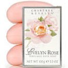 Crabtree Evelyn EVELYN ROSE Soap 3x100g Nib Crabtree Evelyn EVELYN ROSE Soap 3x100g Nib
