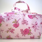 Crabtree & Evelyn  ROSEWATER Floral Cosmetic  Toiletry Bag