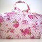 Crabtree & Evelyn  ROSEWATER Floral Cosmetic  Toiletry Bag
