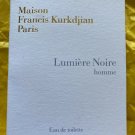 Maison Francis Kurkdjian Paris Lumiere Noire Eau de perfum 0.06 oz, 2ml Maison Francis Kurkdjian Paris Lumiere Noire Eau de perfum 0.06 oz, 2ml