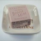 L'occitane Ceramic Soap Dish & Bonne Mere Rose Soap NIB L'occitane Ceramic Soap Dish & Bonne Mere Rose Soap NIB