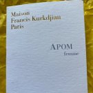 Maison Francis Kurkdjian APOM femme Eau de Parfum Vial Sample 2ml 0.06 fl oz Maison Francis Kurkdjian APOM femme Eau de Parfum Vial Sample 2ml 0.06 fl oz