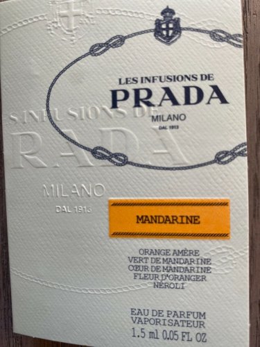 Prada Mandarine  Eau de Parfum  0.05 oz