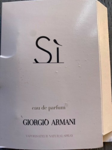 Giorgio Armani SI Eau DE Parfum   0.05 oz