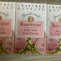 Crabtree Evelyn Rosewater Soap with Cold Cream    3x 40g   NIB