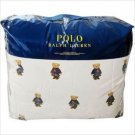 Ralph Lauren Polo Teddy Bear Girl  queen Comforter 3 pcs  Set  NIB