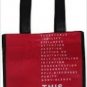 2 Lululemon Small Shopping Reusable Red Black Tote, Bag