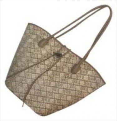 NEIMAN MARCUS Large patterned Tote  ~Gold