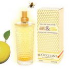 l'occitane honey Citron  Eau De Toilette 3.4 oz, 100ml NIB