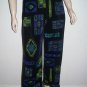 WOMENS CHICOS TRAVELERS BLACK AZTEC PRINT CAPRIS SZ 0 4