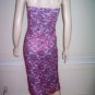 WOMENS BUFFALO DAVID BITTON PINK BLUE LACE DRESS SZ M 6