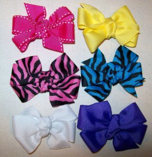 Six Assorted Basic Bows