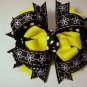 Black & Yellow Layer Bow