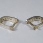 Vintage Silver Diamont Earrings