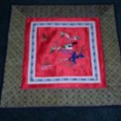 Square Tapestry with butterfly & flowers   *** FREE SHIPPING ***