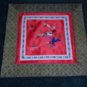 Square Tapestry with butterfly & flowers   *** FREE SHIPPING ***