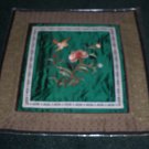 Square Tapestry with  Bird & Flowers   *** FREE SHIPPING ***