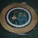 Round Tapestry with butterfly & flowers   *** FREE SHIPPING ***