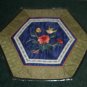 HEXAGON Tapestry with BIRD & FLOWERS   *** FREE SHIPPING ***