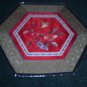 HEXAGON Tapestry with BIRD & FLOWERS   *** FREE SHIPPING ***