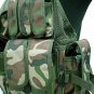 SWAT Airsoft Tactical Hunting Combat Vest Camo Woodland