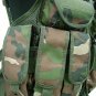 SWAT Airsoft Tactical Hunting Combat Vest Camo Woodland