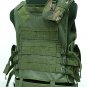 SWAT Airsoft Tactical Hunting Combat Vest Camo Woodland