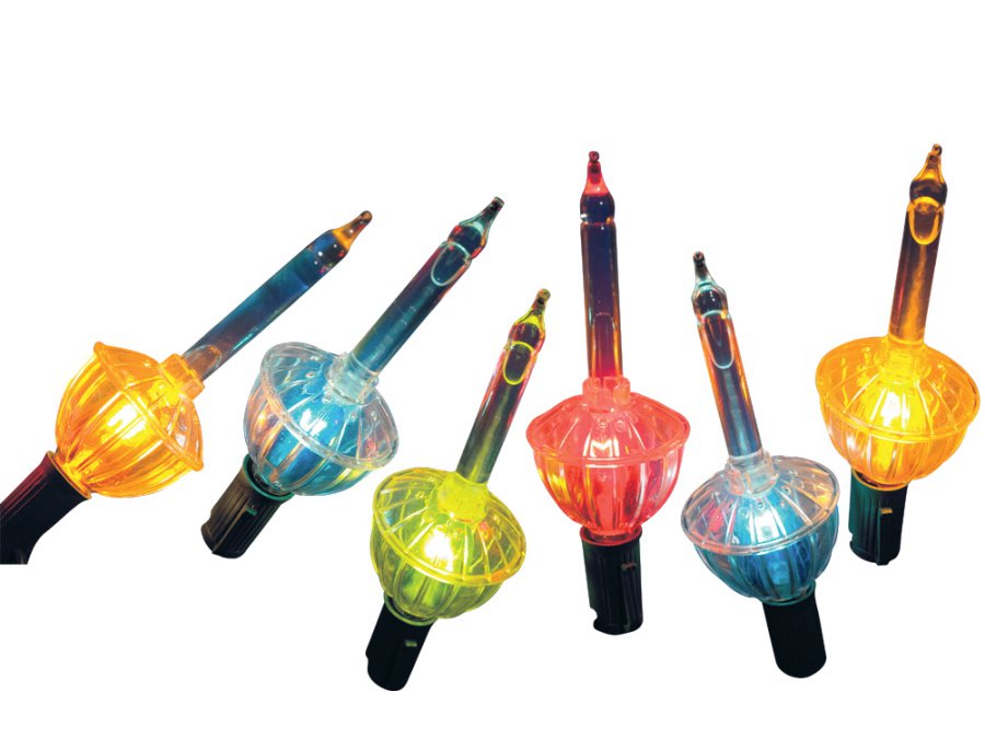 NEW 7 Bubble Light Set Vintage Noma Style C7 Christmas Lights String