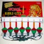 NEW Noma Bubble Lite Set of 7 Vintage Special Edition Christmas Lights Nostalgia Holiday Lites Light