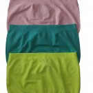 3 Pack Seamless Bandeau Top Nylon Spandex Pink/Blue Marine/Neon Yellow