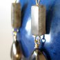 Smoky quartz drops earrings - set of three pairs
