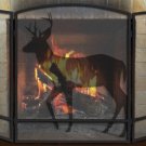 Trophy Buck Fireplace Screen