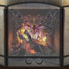 Butterfly Fireplace Screen