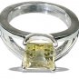 MTristaN Signature Ring Lemon Quartz